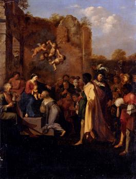 科內 凡 普倫堡 Poelenburch Cornelis Van Adoration Of The Magi